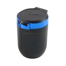 휴대용 자동차 애쉬 스트레이 복근 뚜껑과 블루 라이트 무연 스트레이와, 1개, 1. Blue