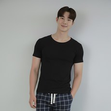 남성 모달 발열내의 반팔 보온 상의 내복 히트앤웜 이너웨어