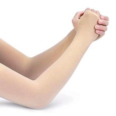 Select For You膚色女款男款登山高爾夫運動皮膚手臂手背夏季袖套 2入