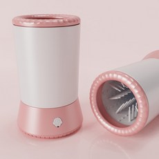 BLACK K7 강아지 자동 발세척기 소형/중형 반려동물용 깊은 세정, 1개, 핑크화이트