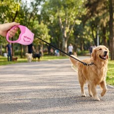 편한집 산책용 자동 길이조절 리드줄 애견자동리드줄 강아지리드줄3m 강아지목줄리드줄, 1개, 랜덤