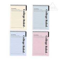 에스웍 슬림 원링 상철노트 수학노트, 랜덤 1개