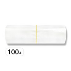 손애착 대용량 투명 지퍼백, 1개, 100개입, 대(L)
