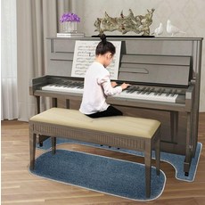 업라이트 피아노 방음매트 타건 진동 방음판 층간소음 충격흡수 그랜드 일체형 의자매트, 맞춤 사이즈 m2, 1개, 에나멜그레이 투톤 패널