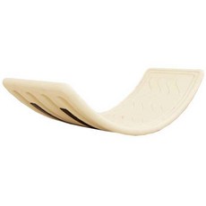 兒童平衡彎板曲板 彎曲翹翹板 戶外室內家用玩具 遊戲拓展瑜珈彎板 平衡板 兒童節 聖誕節禮物, 1個, 白色