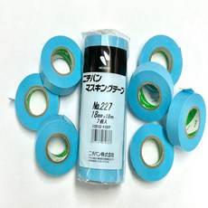 니치반 227 다용도 만능 마스킹 테이프 블루, 7개