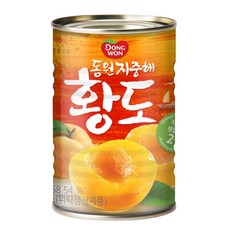 동원 지중해 황도 통조림, 410g, 3개