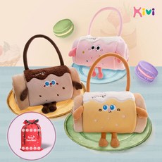 롤케이크담요 극세사 롤업 캐릭터이불, 치즈