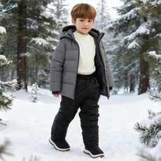 베이-비 BAY-B 유아 스키복 아동 스키바지 키즈 겨울 방한 패딩 눈썰매복 스노우 팬츠 3COLOR