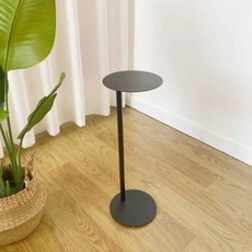 원형 스탠드 테이블 바테이블 스탠딩 카페 인테리어 블랙 원형 20x20x58cm