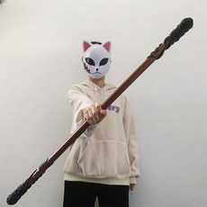 손오공 여의봉 대형 장대 무기 코스튬 막대 연기, 102cm A