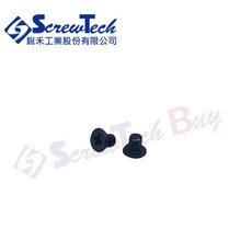 【銳禾】工廠直營 M2.5x3 I頭 十字槽 機械牙 鍍黑鋅 100入 特殊螺絲, 1個