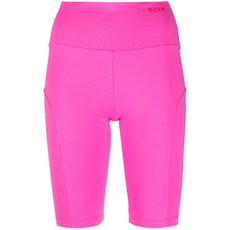 MSGM 하이웨이스트 스트레치 쇼츠