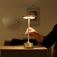 충전식 테이블 무드등 북유럽 스타일 실내외 분위기 조명, 1개, 외부 케이스 세트 1200mAh 리튬 배터리