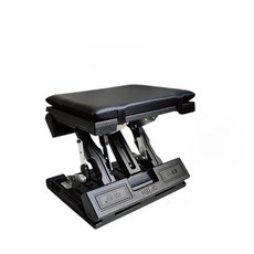 차량용 발받침 조수석 스툴 발쿠션 풋레스트, 블랙 마사지 바퀴 없음, 기본 차종