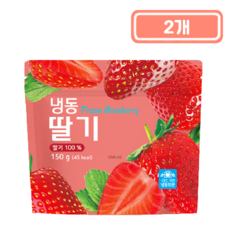 호재준 냉동딸기, 2개, 150g