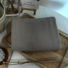 CRT 035 탐나요 레이온 스판 속 기모 원단 무지 패브릭 발열 보온 천, 1개, 그레이