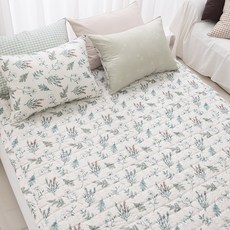 더블리 레일라 소프트마이크로 논슬립 침대패드 SSQ 2size, 베이지