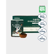 유기농 처음먹는 우아쑥쑥김자반, 1개, 70g, 야채맛