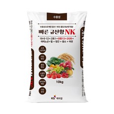 KG케미칼 빠른 규산황 NK 비료 10kg 고추비료 유황 규산 질소 수용성 웃거름 추비, 1개