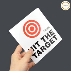 GOLDMEME 남자소변스티커 변기소변튐방지, 1개