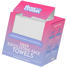 퍼스트크러쉬 저자극 순면 일회용 페이스타올 (대형) - 메이크업 제거 세안용, 1개, 50매