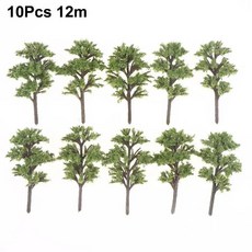 모델 나무 장식품 장식 철도 풍경 플라스틱 스케일 장면 집 거실 주방, 1개, 4. A5