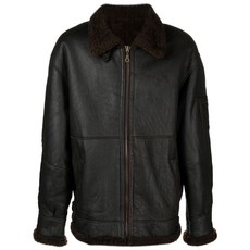 안젤로 빈티지 컬트 중고 2000's 지퍼 프런트 쉽스킨 재킷