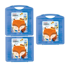 모나미 남아용 모니주 크레파스 48색+2색 3세트, 50색, 2세트