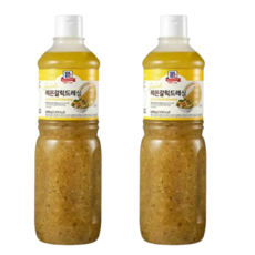 맥코믹 레몬 갈릭 드레싱 샐러드 소스, 2개, 1.1kg