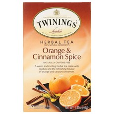 Twinings 오렌지 & 시나몬 스파이스 티 - 20개입 Twinings, 1개