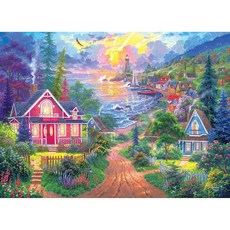 RoseArt - 아브라함 헌터 - 해안 생활 - 성인용 1000피스 직소 퍼즐, Cra-Z-Art RoseArt - 아브라함 헌터 해안