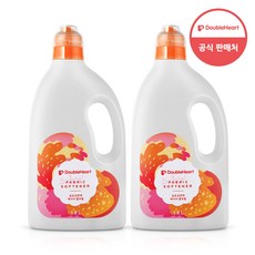 더블하트 유아용 섬유유연제 베이비플로럴(용기), 1.8L, 2개