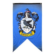 Harry Potter 벽 배너 - 라지 사이즈 76.2cm x 127cm(30인치 x 50인치) - 실내 패브릭 배너 (라벤클로), Harry Potter 벽 배너 - 라지 사이즈 76.