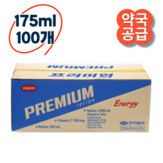 한미약품 프리미엄 레시피 에너지 드링크, 175ml, 100개