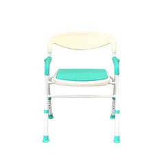 【海夫健康生活館】恆伸 鋁合金 加寬 折疊式 扶手有靠背 洗澡椅 台灣製(ER-5006-1), 1個