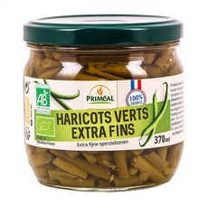 프리밀 프랑스산 엑스트라 파인 그린 콩, 4개, 370ml