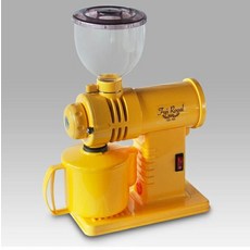 Fuji Royal 咖啡磨豆機 R-220 家用小型研磨機, 黃色, R-220 鬼齒