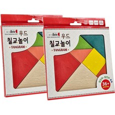 아이비스 우드칠교놀이, 혼합색상, 2세트