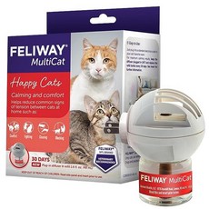【寵寵小舖】Feliway 貓咪費洛蒙多貓版插電組，舒緩多貓家庭壓力，營造和諧環境，獸醫推薦, 1個, 48ml