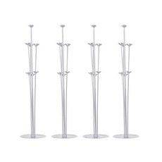 FD파티 풍선 스탠드 풍선꽂이, 4개, 투명