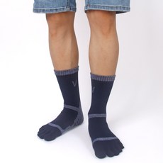 발렌티노크리스티 남성용 사계절 등산 스포츠 하이텐션 연사 발가락양말