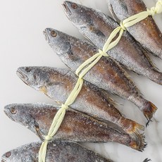 쫄깃한 반건조 손질 통민어 제수용 선물용, 1박스, [엮걸이] 4마리 (1.2kg이내)