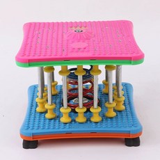 점핑다이어트 허리 점핑보드 없는 비틀기 90130캐티 피트 헬스용품 기둥 뜀뛰기 음, 1, Q. 음악 조명이 없는 13개 컬럼 110캐티 이상 사