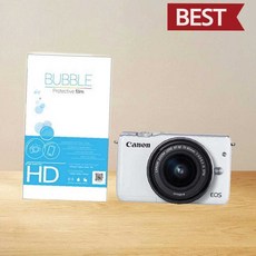디카 화면 스크래치 방지 버블 HD강화필름 2장 캐논 EOS M10 액정필름 픽앤코601