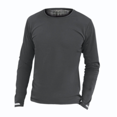 HOMI Base+2.0 發熱衣 保暖蓄熱 親膚透氣 圓領長袖 黑色 L