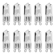 호환 10PCS 35W 40W G9 오븐 빛 냉장고 팬 고온 방지 230V/220V 할로겐 전구 램프, 01 40W G9 220V, 01 10PCS
