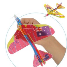10set 어린이 선물 360도 회전비행 글라이더 조립세트 가정학습 아이 남아