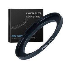34mm ~ 52mm 스텝업 링 필터 어댑터 금속 링 스텝업 링 어댑터 필터 모든 52mm UV CPL ND 렌즈 후드 스레드 렌즈 요법(34mm ~ 52mm)과 호환, 27mm ~ 37mm