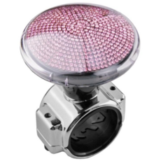 Hypersonic 方向盤水鑽轉輪 HP3495 (1入) 汽車方向盤助力器, Pink Diamond